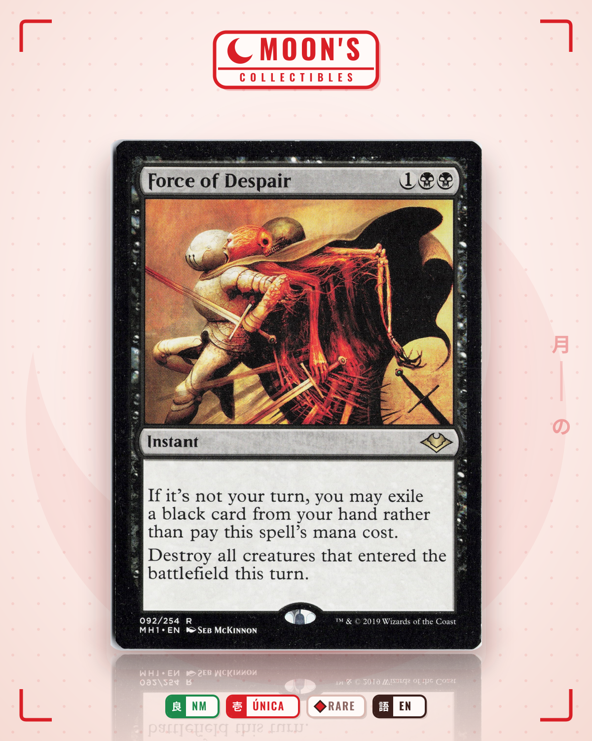 Carta Pokémon Force of Despair · Modern Horizons #92 (NM) — pieza única en Moon's Collectibles México