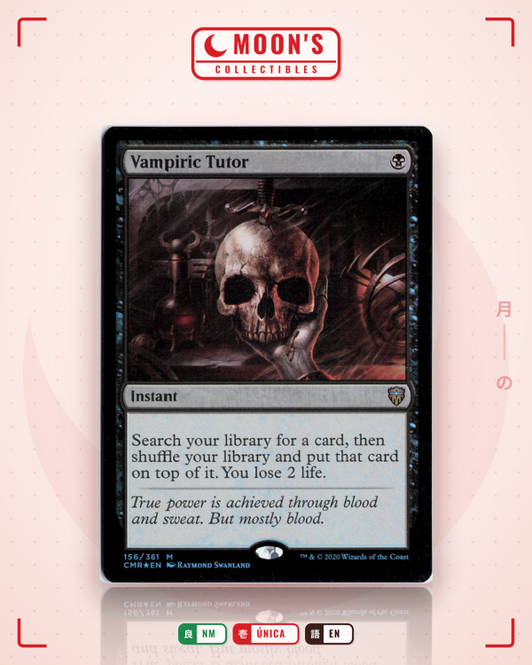 Carta Pokémon Vampiric Tutor (Foil) · Commander Legends #156 (NM) — pieza única en Moon's Collectibles México