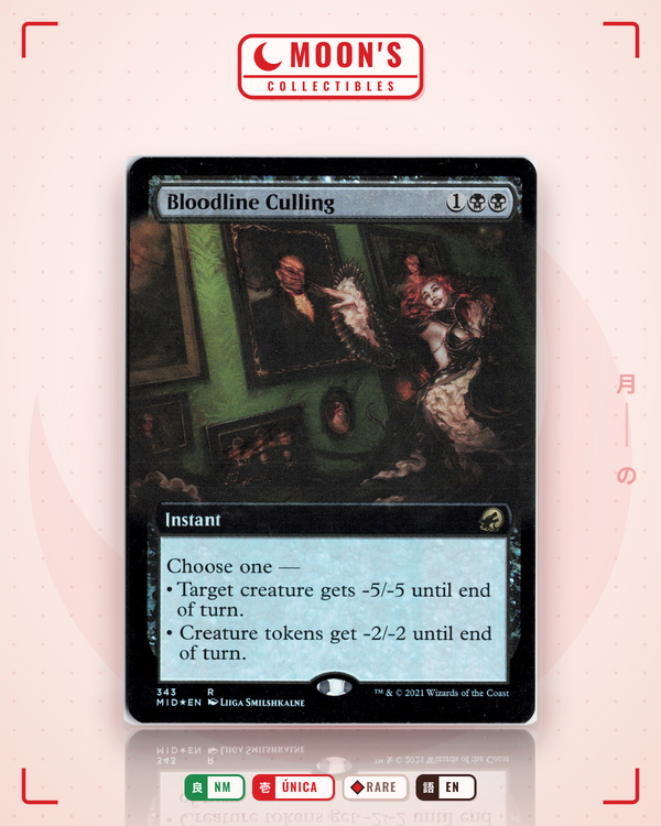 Carta Pokémon Bloodline Culling (Foil) · Innistrad: Midnight Hunt #343 (NM) — pieza única en Moon's Collectibles México