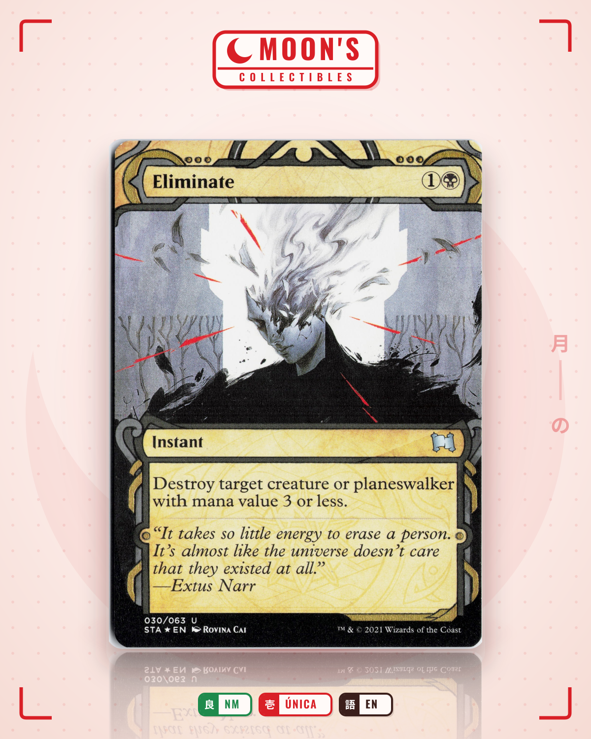 Carta Pokémon Eliminate (Foil) · Strixhaven Mystical Archive #30 (NM) — pieza única en Moon's Collectibles México