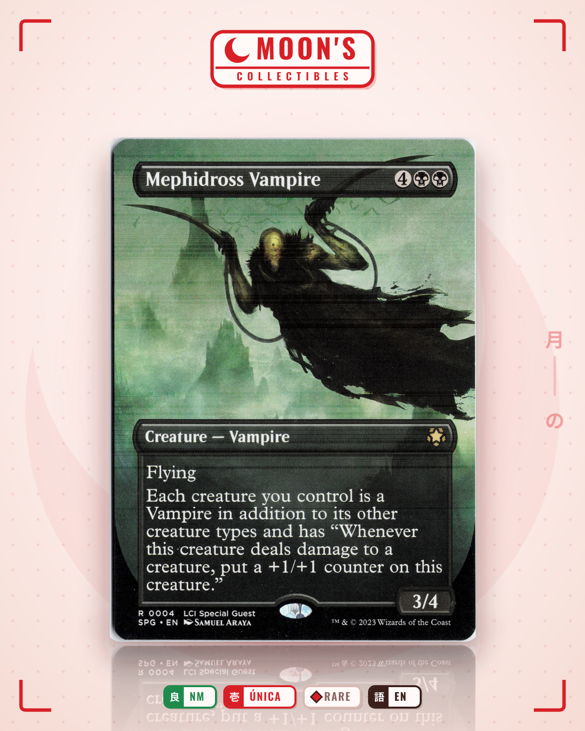 Carta Pokémon Mephidross Vampire · Special Guests #4 (NM) — pieza única en Moon's Collectibles México