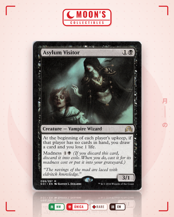 Carta Pokémon Asylum Visitor · Shadows over Innistrad #99 (NM) — pieza única en Moon's Collectibles México