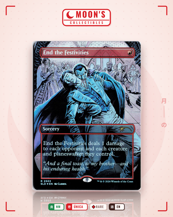 Carta Pokémon End the Festivities (Foil) · Secret Lair Drop #2503 (NM) — pieza única en Moon's Collectibles México