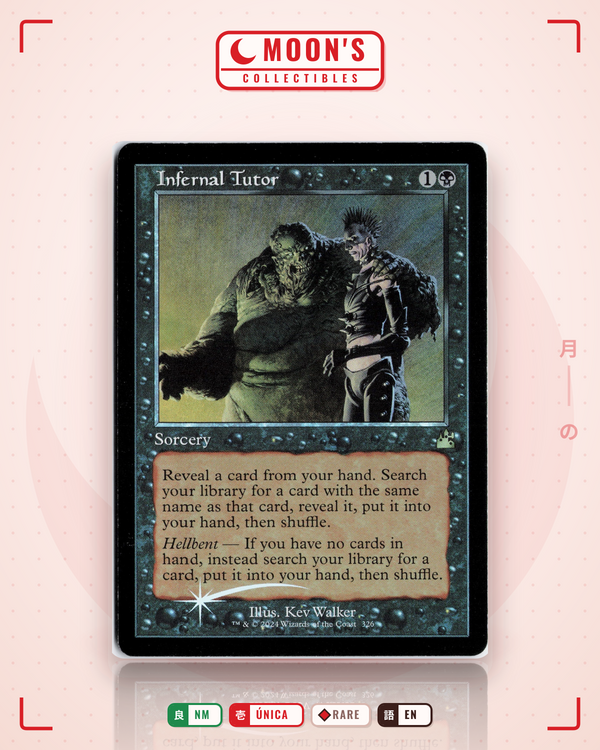 Carta Pokémon Infernal Tutor (Foil) · Ravnica Remastered #326 (NM) — pieza única en Moon's Collectibles México