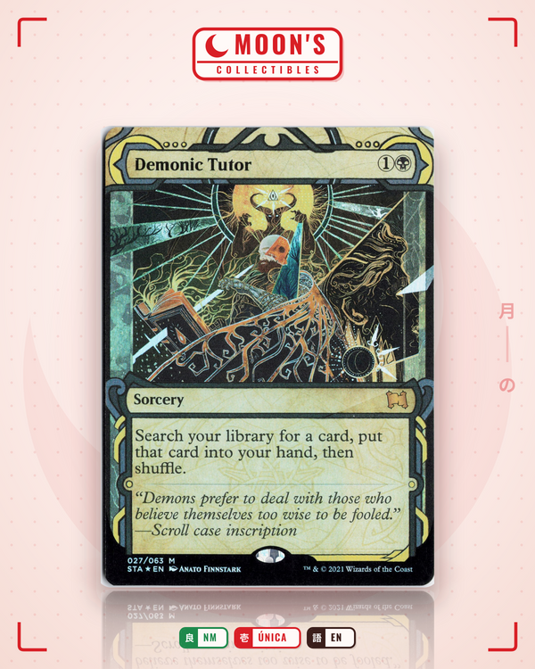 Carta Pokémon Demonic Tutor (Foil) · Strixhaven Mystical Archive #27 (NM) — pieza única en Moon's Collectibles México