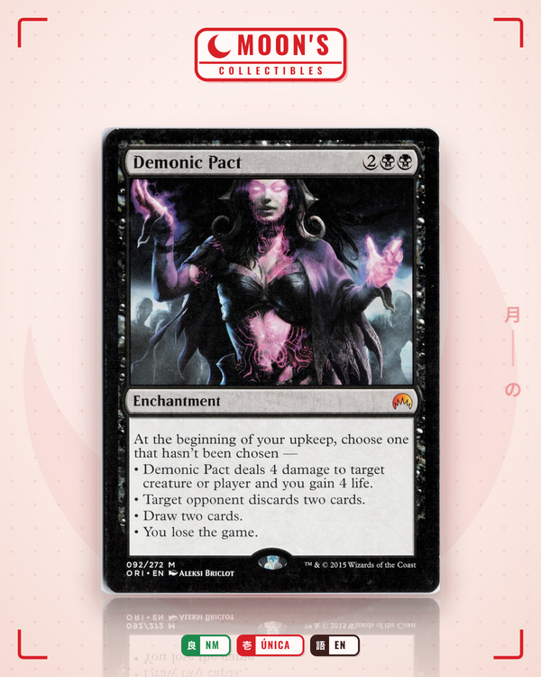 Carta Pokémon Demonic Pact · Magic Origins #92 (NM) — pieza única en Moon's Collectibles México