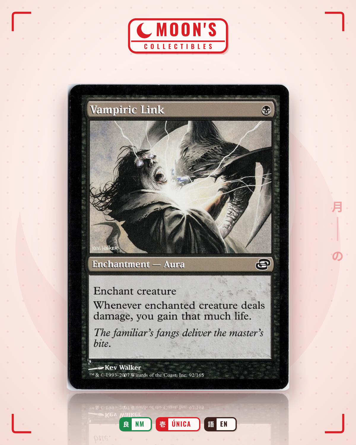 Carta Pokémon Vampiric Link · Planar Chaos #92 (NM) — pieza única en Moon's Collectibles México