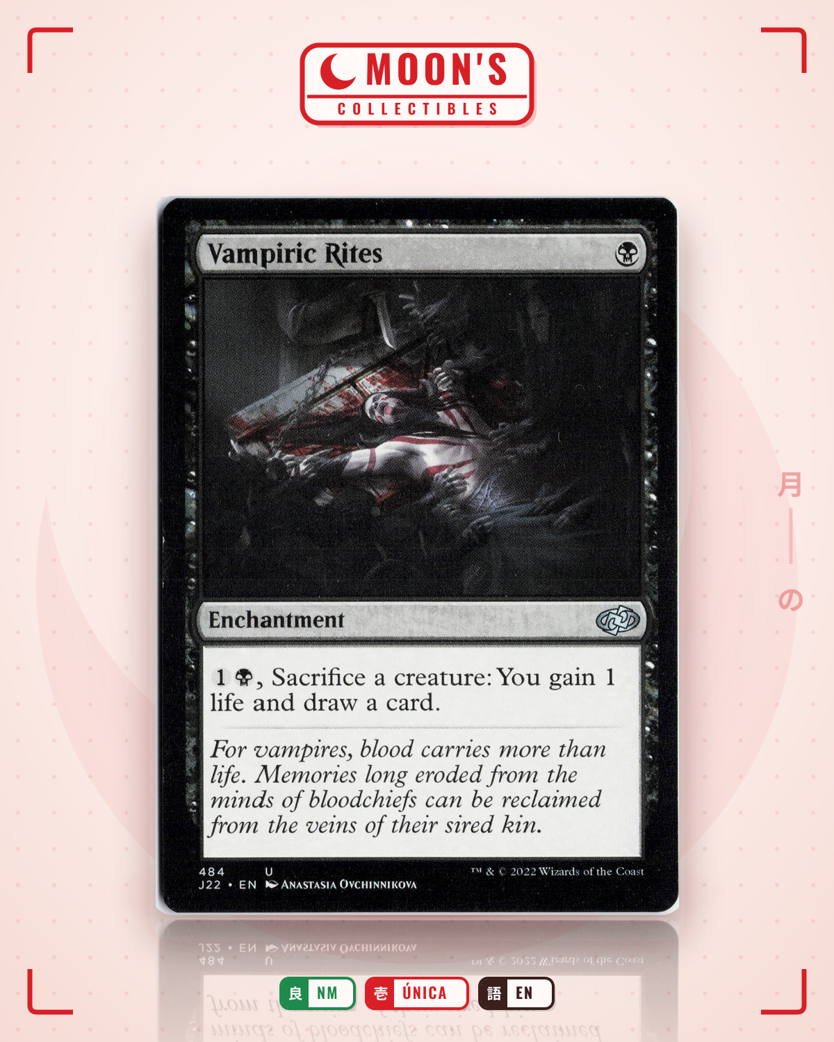 Carta Pokémon Vampiric Rites · Jumpstart 2022 #484 (NM) — pieza única en Moon's Collectibles México