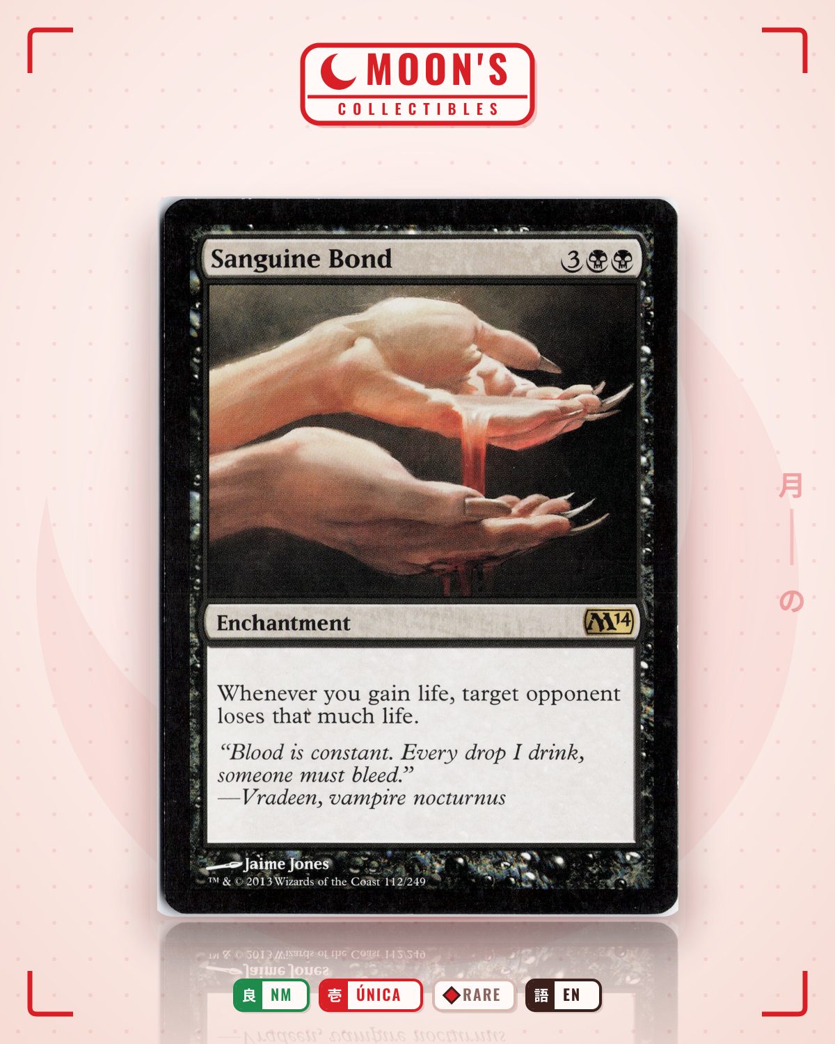 Carta Pokémon Sanguine Bond · Magic 2014 #112 (NM) — pieza única en Moon's Collectibles México