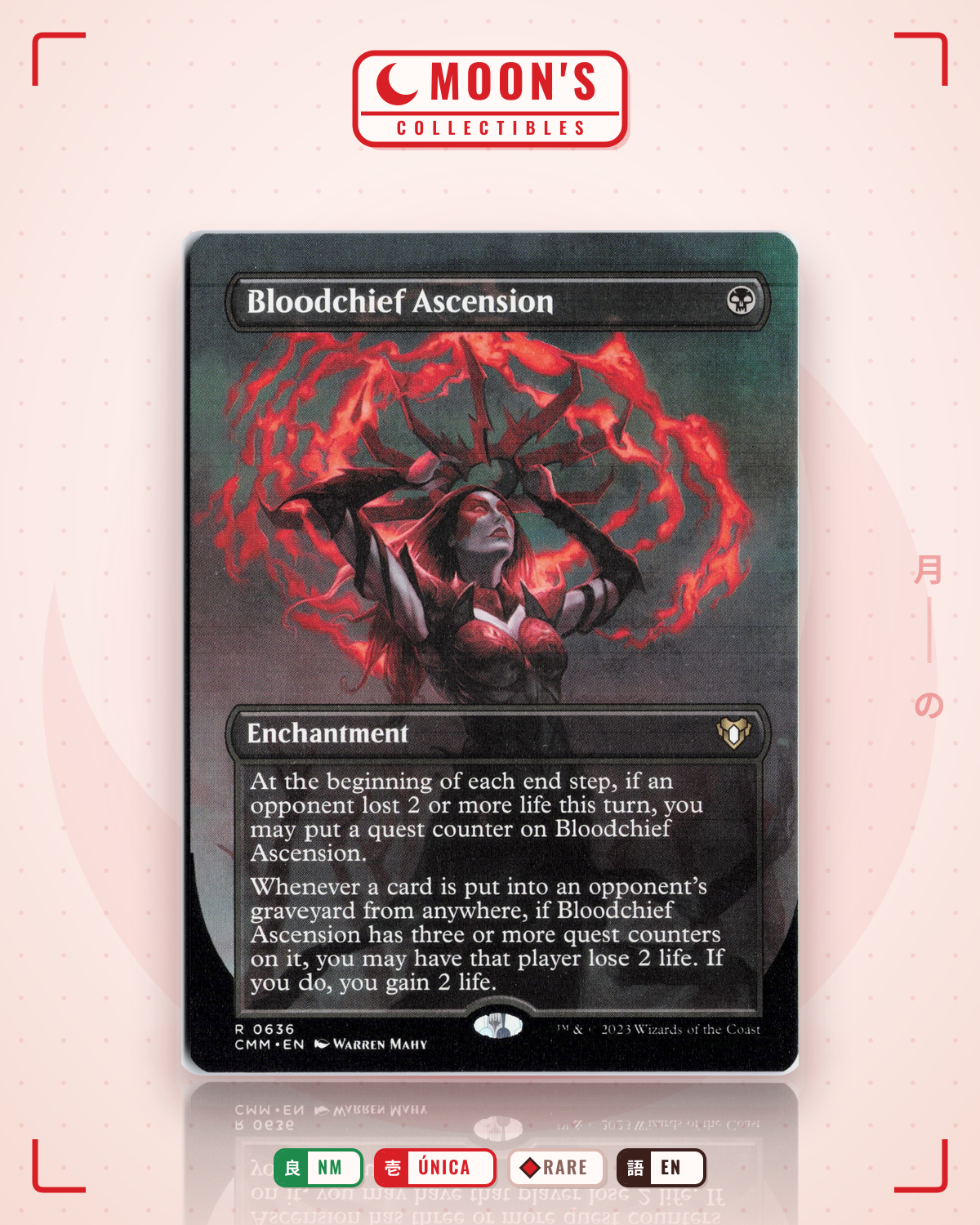 Carta Pokémon Bloodchief Ascension · Commander Masters #636 (NM) — pieza única en Moon's Collectibles México