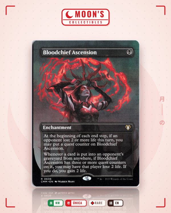 Carta Pokémon Bloodchief Ascension · Commander Masters #636 (NM) — pieza única en Moon's Collectibles México