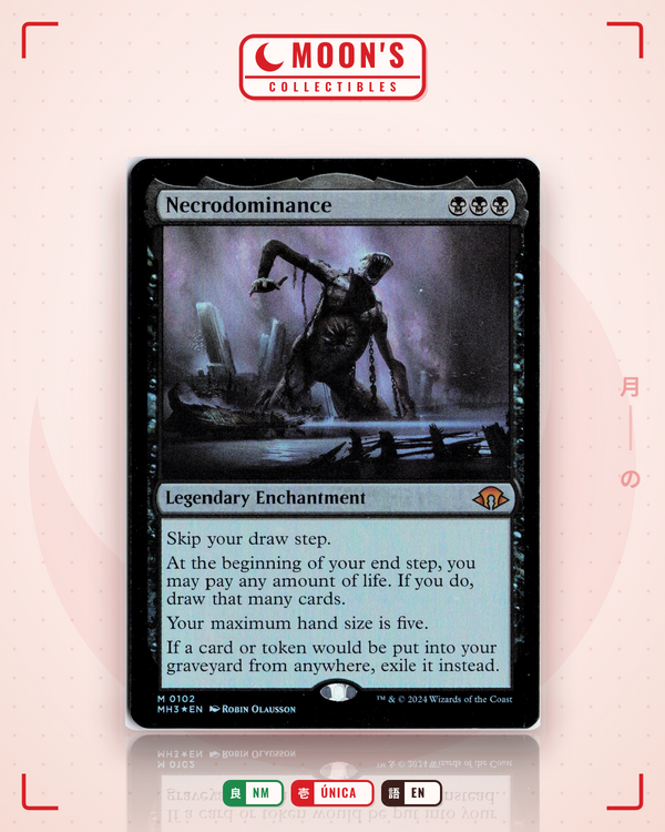 Carta Pokémon Necrodominance (Foil) · Modern Horizons 3 #102 (NM) — pieza única en Moon's Collectibles México