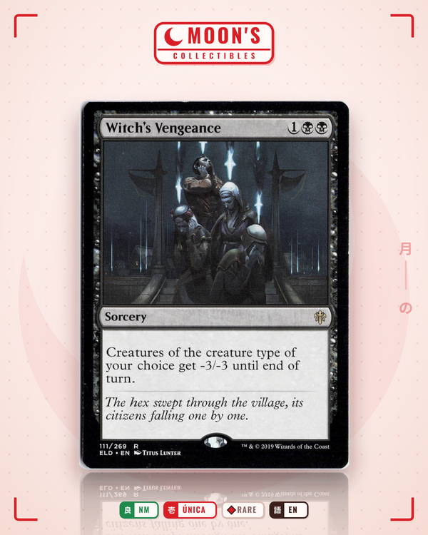 Carta Pokémon Witch's Vengeance · Throne of Eldraine #111 (NM) — pieza única en Moon's Collectibles México