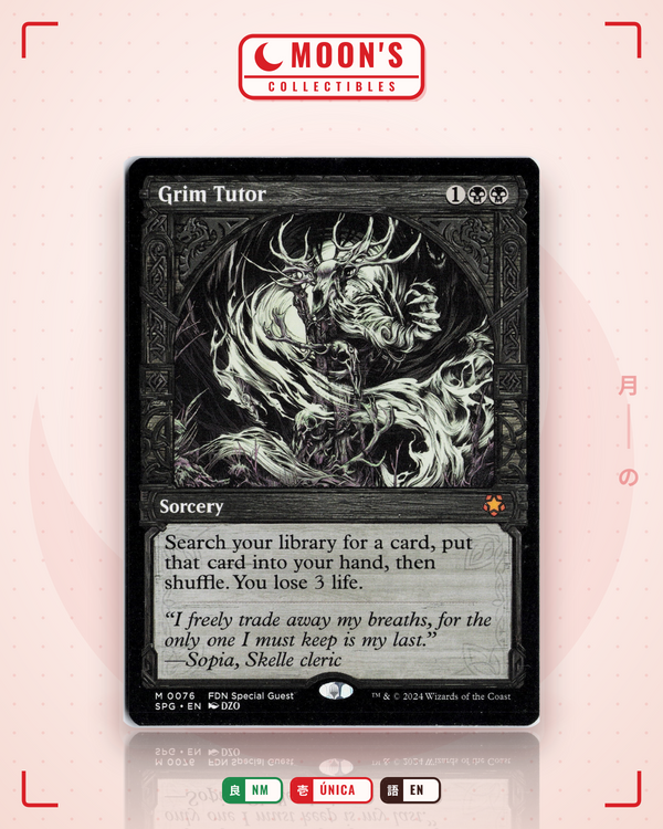 Carta Pokémon Grim Tutor · Special Guests #76 (NM) — pieza única en Moon's Collectibles México