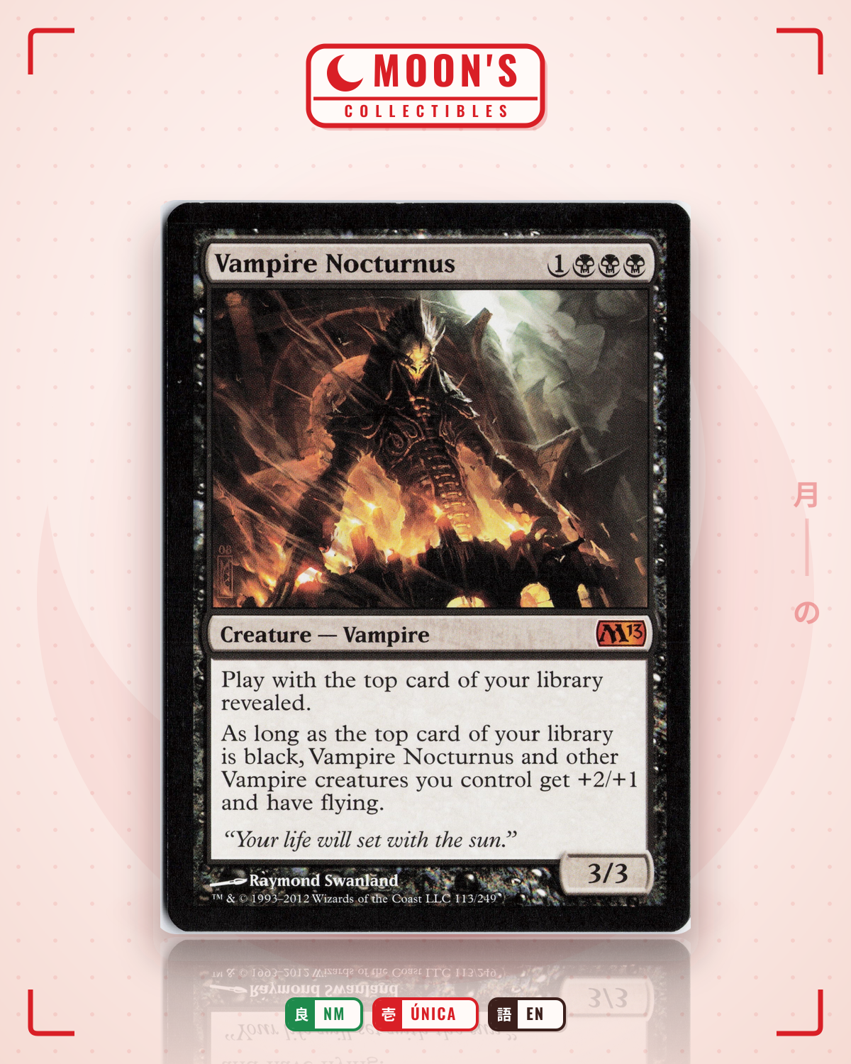 Carta Pokémon Vampire Nocturnus · Magic 2013 #113 (NM) — pieza única en Moon's Collectibles México