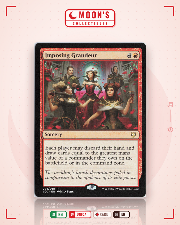 Carta Pokémon Imposing Grandeur · Crimson Vow Commander #24 (NM) — pieza única en Moon's Collectibles México