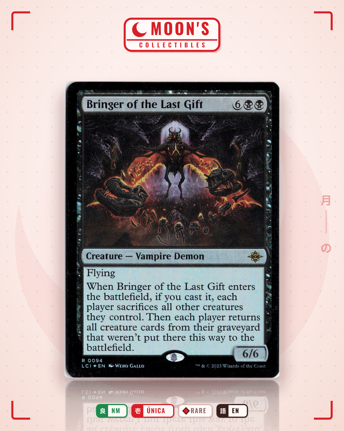 Carta Pokémon Bringer of the Last Gift (Foil) · The Lost Caverns of Ixalan #94 (NM) — pieza única en Moon's Collectibles México