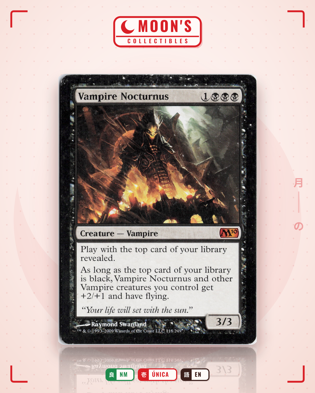 Carta Pokémon Vampire Nocturnus · Magic 2010 #118 (NM) — pieza única en Moon's Collectibles México