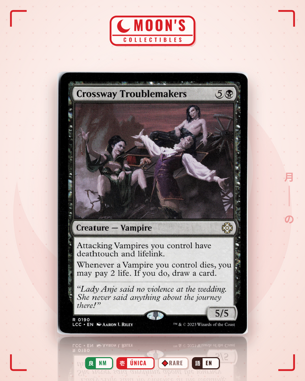 Carta Pokémon Crossway Troublemakers · The Lost Caverns of Ixalan Commander #190 (NM) — pieza única en Moon's Collectibles México