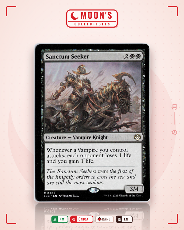 Carta Pokémon Sanctum Seeker · The Lost Caverns of Ixalan Commander #209 (NM) — pieza única en Moon's Collectibles México