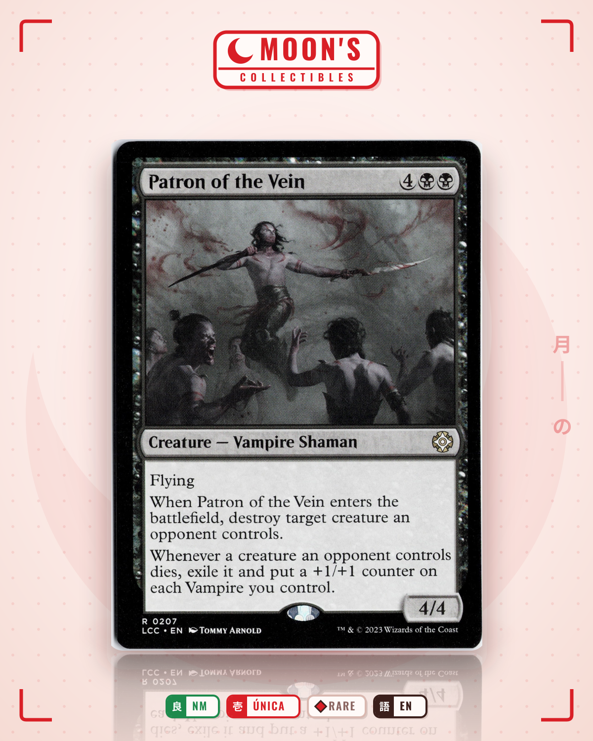 Carta Pokémon Patron of the Vein · The Lost Caverns of Ixalan Commander #207 (NM) — pieza única en Moon's Collectibles México