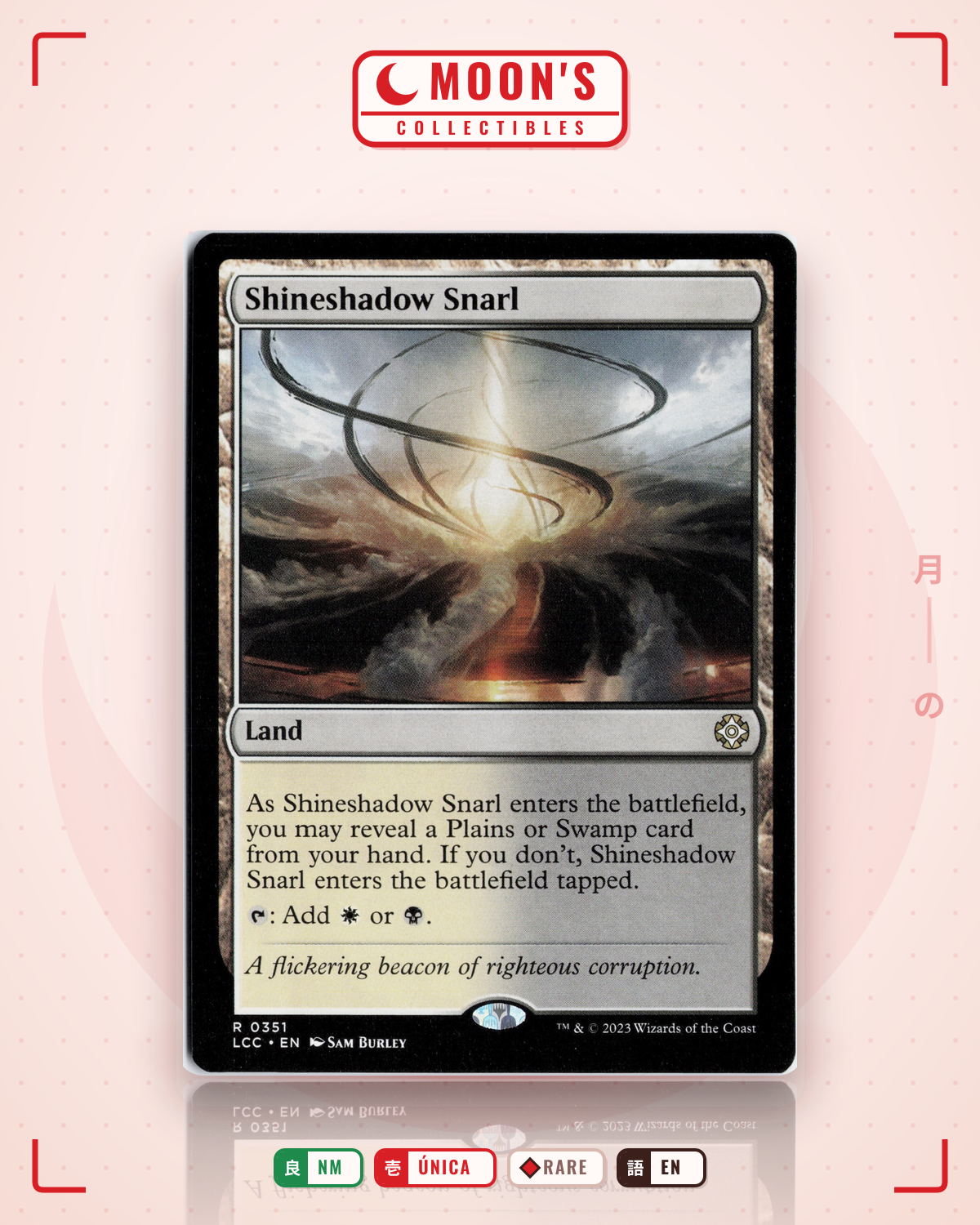 Carta Pokémon Shineshadow Snarl · The Lost Caverns of Ixalan Commander #351 (NM) — pieza única en Moon's Collectibles México