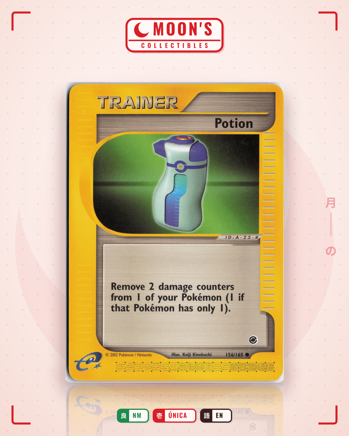 Carta Pokémon Potion · Expedition Base Set #156/165 (NM) — pieza única en Moon's Collectibles México