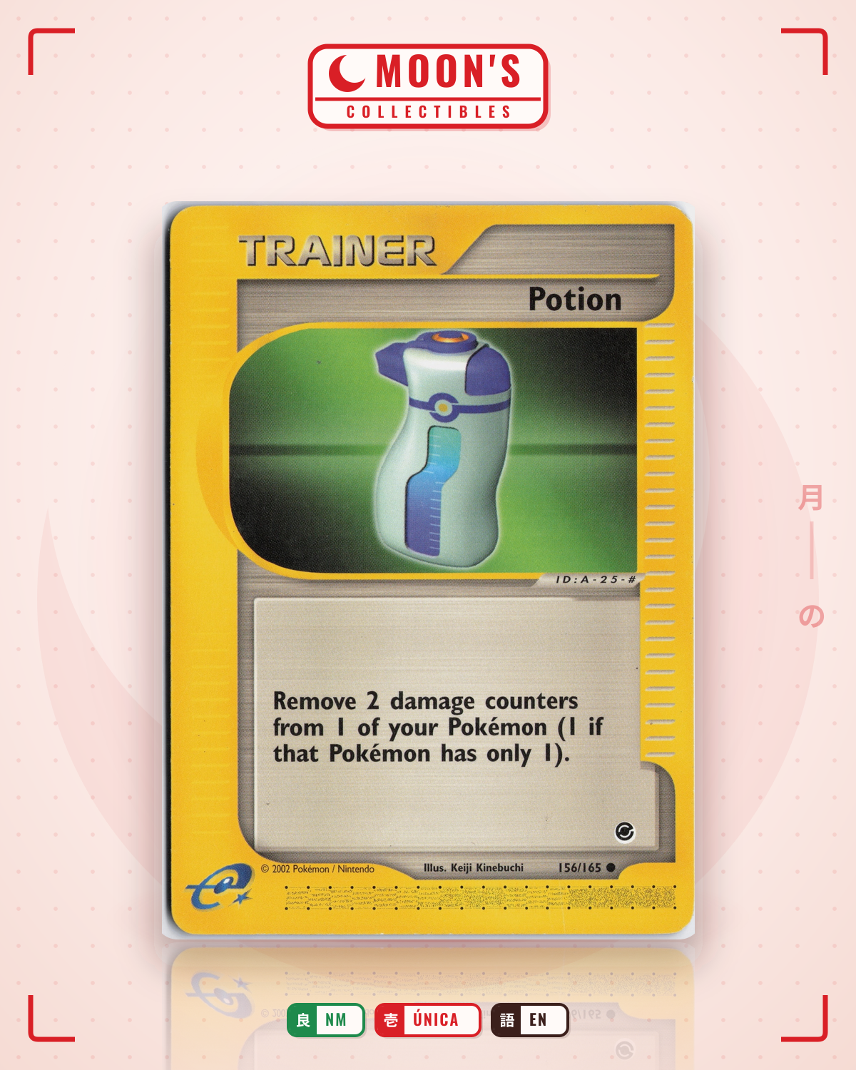 Carta Pokémon Potion · Expedition Base Set #156/165 (NM) — pieza única en Moon's Collectibles México