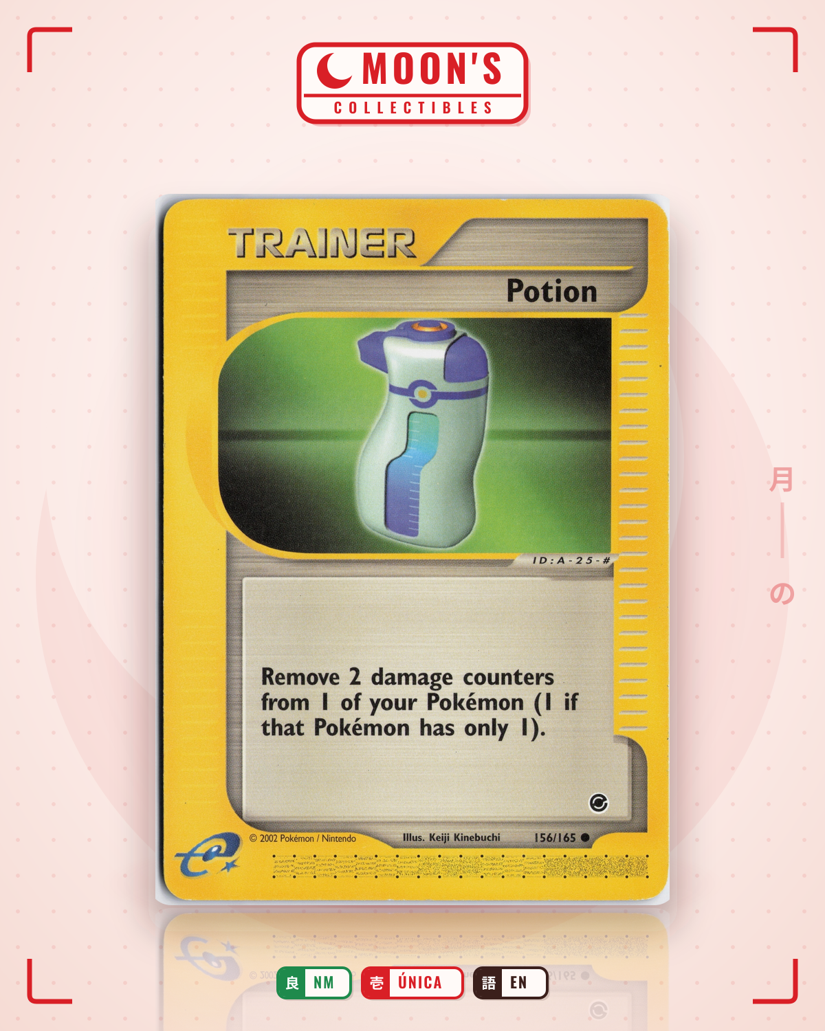 Carta Pokémon Potion · Expedition Base Set #156/165 (NM) — pieza única en Moon's Collectibles México