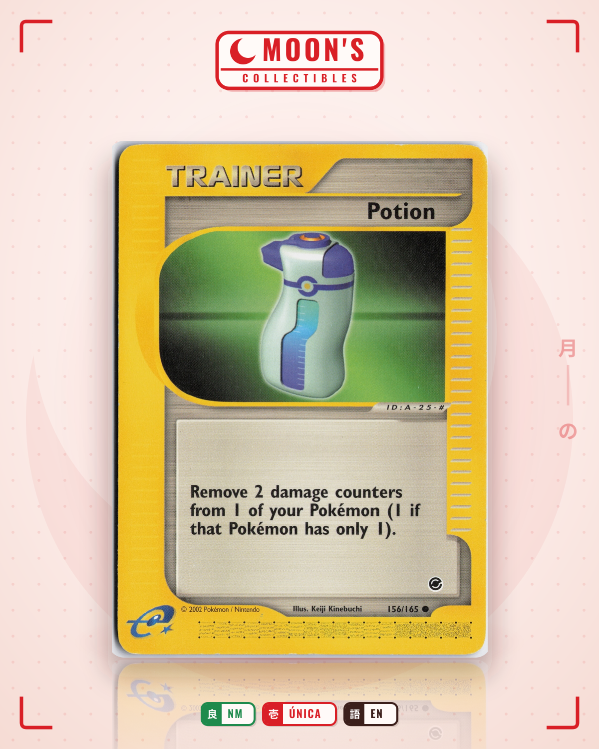 Carta Pokémon Potion · Expedition Base Set #156/165 (NM) — pieza única en Moon's Collectibles México