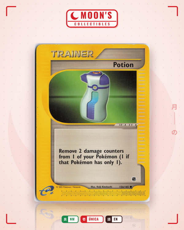 Carta Pokémon Potion · Expedition Base Set #156/165 (NM) — pieza única en Moon's Collectibles México