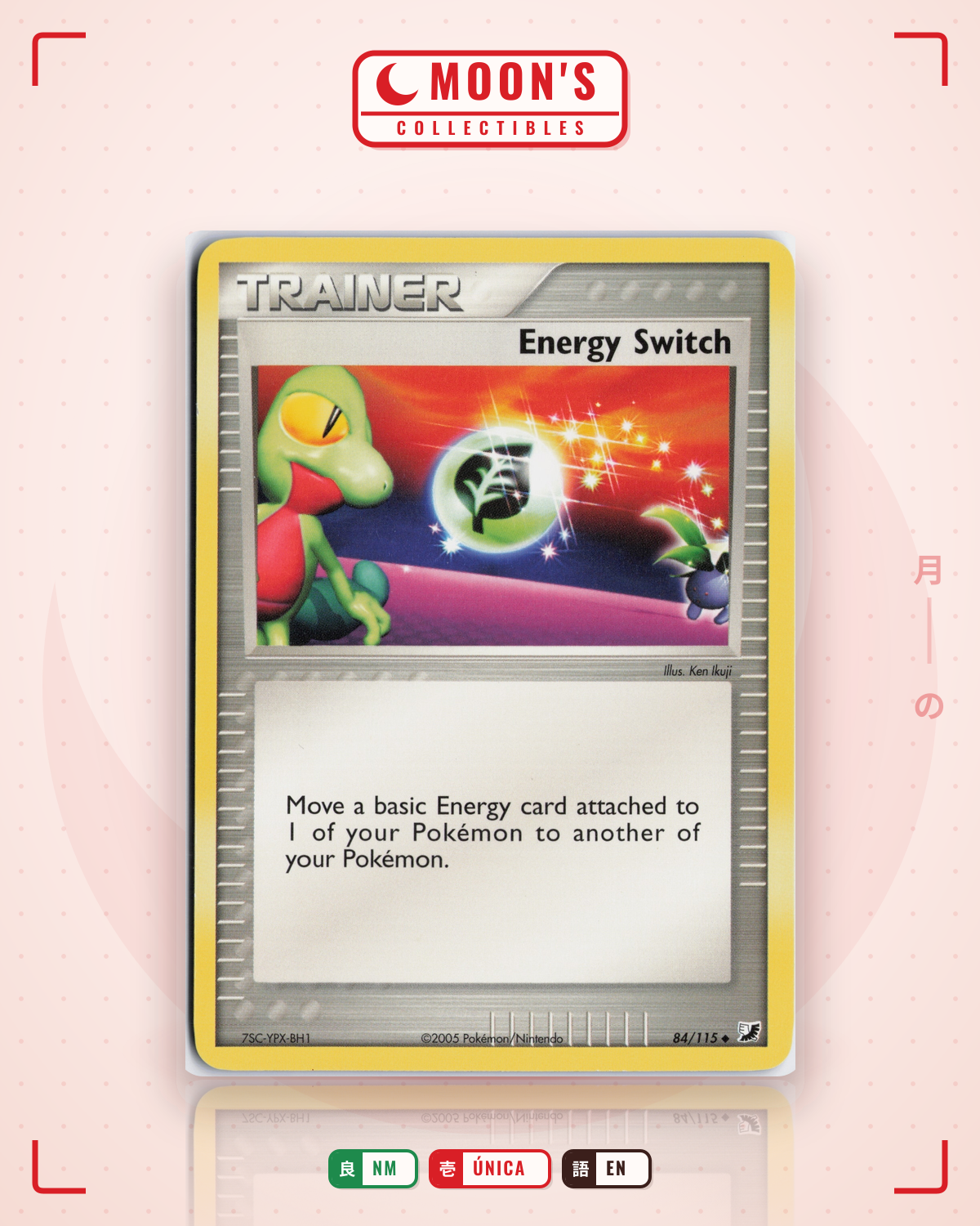 Carta Pokémon Energy Switch · Unseen Forces #84/115 (NM) — pieza única en Moon's Collectibles México