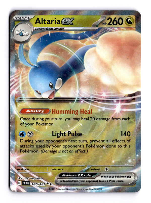 Carta Pokémon Altaria ex · Paradox Rift #140/182 (NM) — pieza única en Moon's Collectibles México