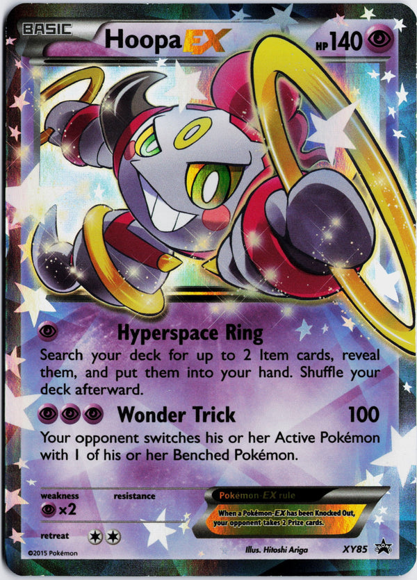 Carta Pokémon Hoopa-EX · XY Black Star Promos #XY85 (LP) — pieza única en Moon's Collectibles México