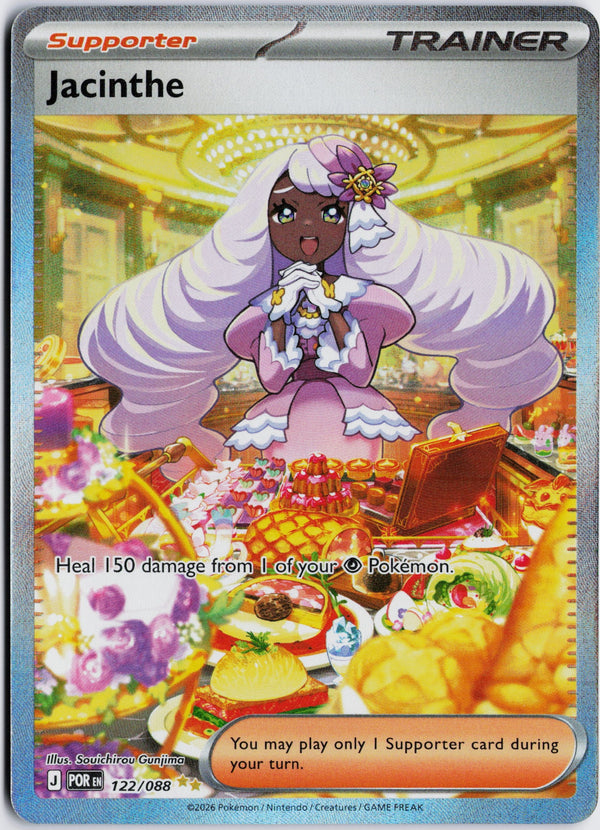 Carta Pokémon Jacinthe · Perfect Order #122/088 (NM) — pieza única en Moon's Collectibles México