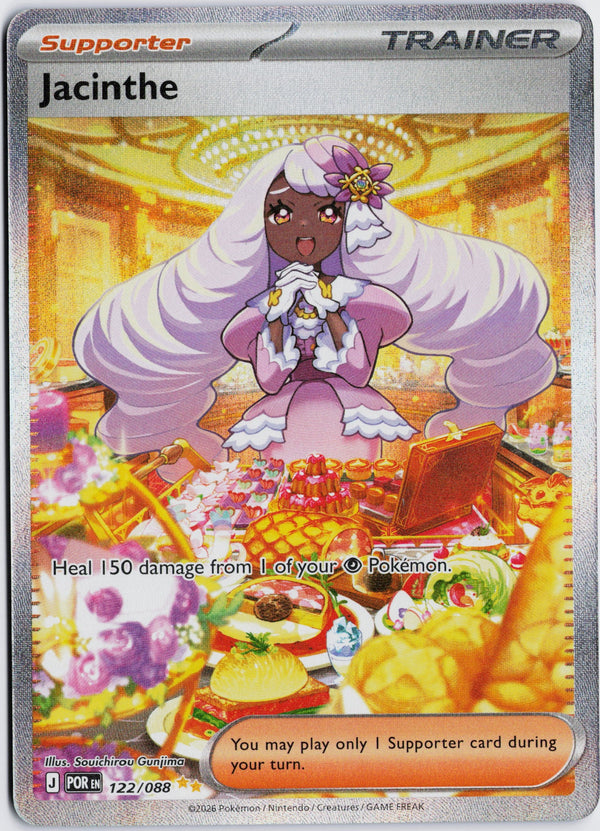 Carta Pokémon Jacinthe · Perfect Order #122/088 (NM) — pieza única en Moon's Collectibles México