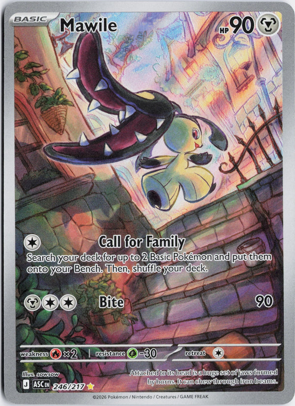 Carta Pokémon Mawile · Ascended Heroes #246/217 (NM) — pieza única en Moon's Collectibles México