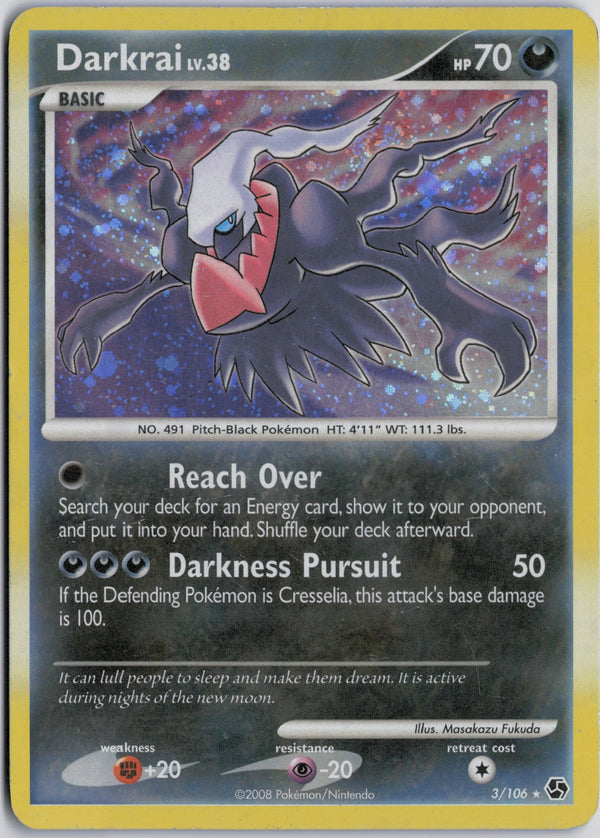 Carta Pokémon Darkrai · Great Encounters #3/106 (MP) — pieza única en Moon's Collectibles México
