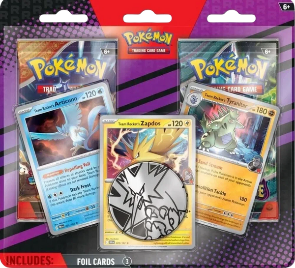 Carta Pokémon 2-Pack Blister Pack · Team rocket #001 (NM) — pieza única en Moon's Collectibles México