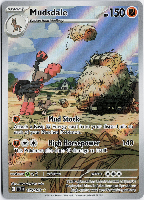 Carta Pokémon Mudsdale · Temporal Forces #175/162 (NM) — pieza única en Moon's Collectibles México