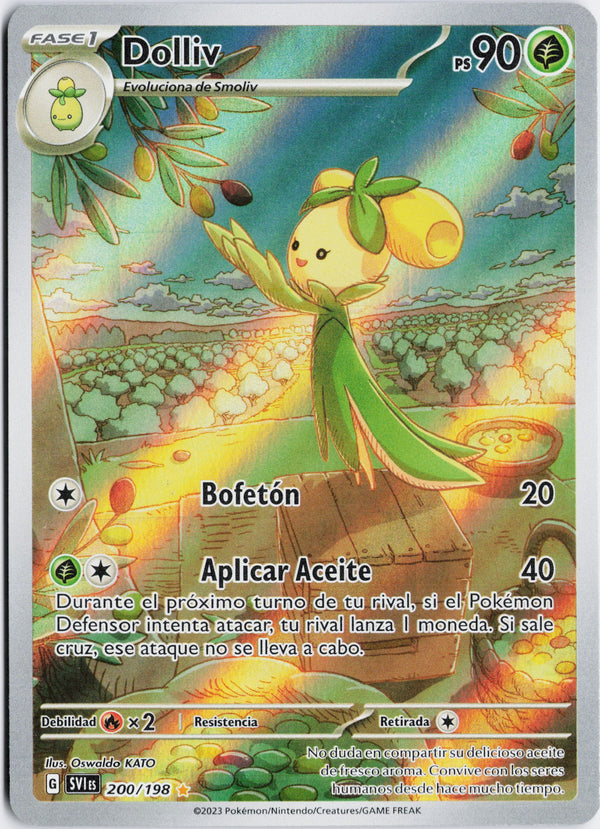 Carta Pokémon Dolliv · Scarlet & Violet #200/198 (NM) — pieza única en Moon's Collectibles México