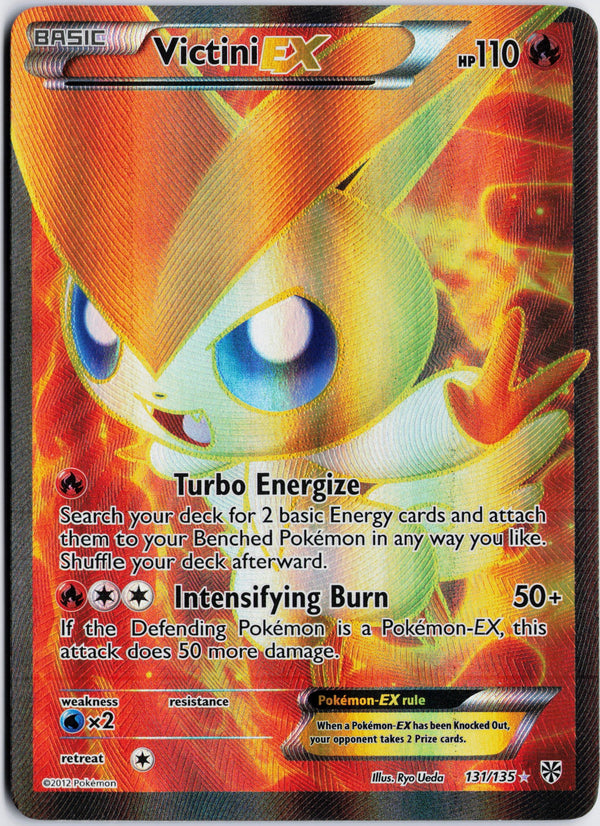 Carta Pokémon Victini-EX · Plasma Storm #131/135 (LP) — pieza única en Moon's Collectibles México