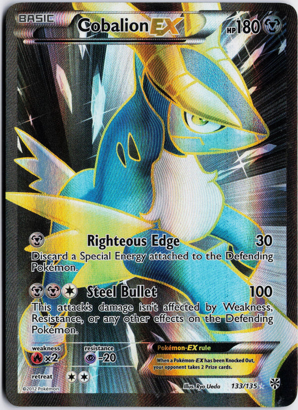 Carta Pokémon Cobalion-EX · Plasma Storm #133/135 (MP) — pieza única en Moon's Collectibles México