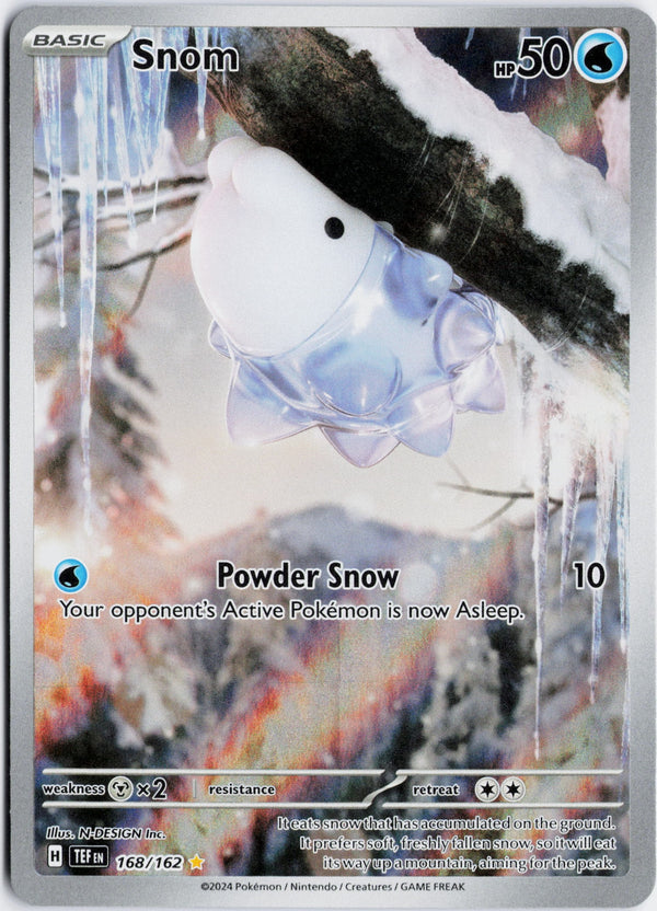 Carta Pokémon Snom · Temporal Forces #168/162 (NM) — pieza única en Moon's Collectibles México