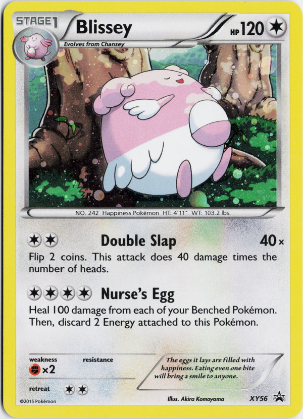Carta Pokémon Blissey · XY Black Star Promos #XY56 (LP) — pieza única en Moon's Collectibles México