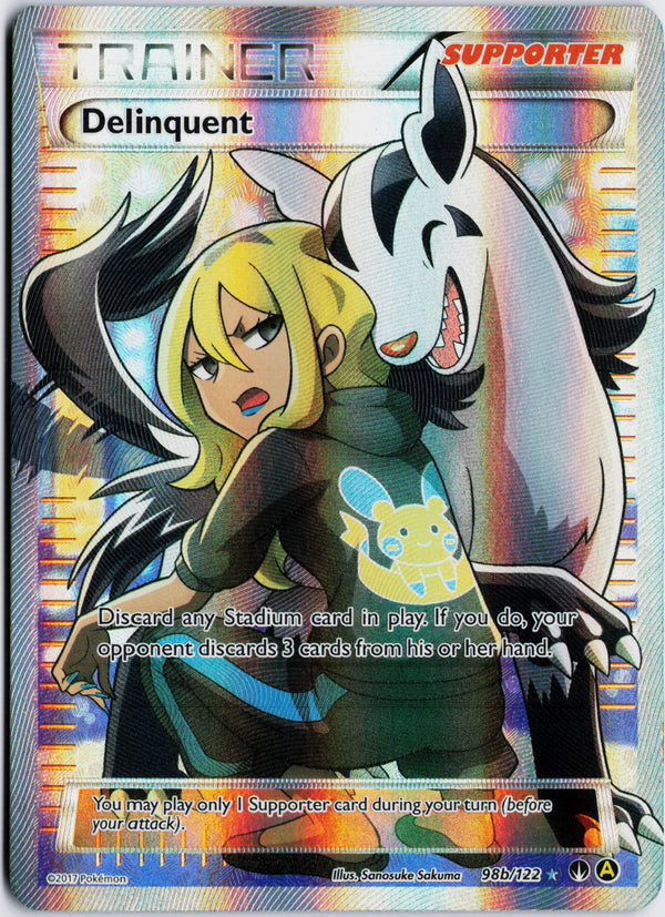 Carta Pokémon Delinquent · BREAKpoint #98b/122 (LP) — pieza única en Moon's Collectibles México