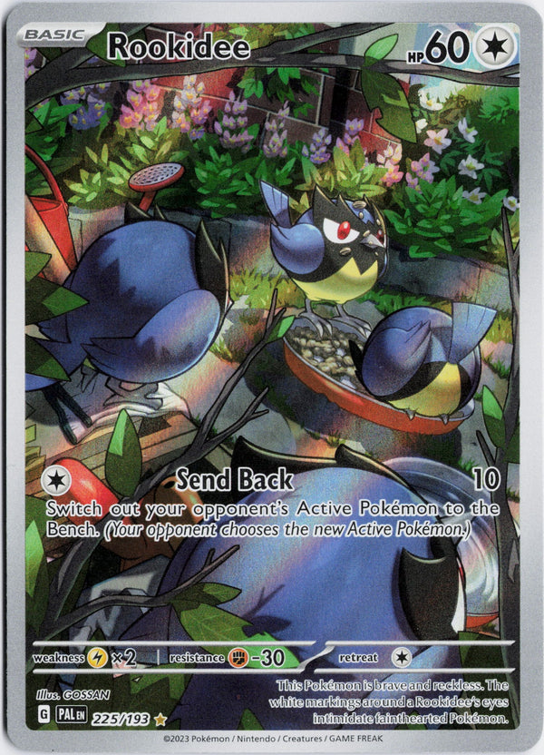 Carta Pokémon Rookidee · Paldea Evolved #225/193 (NM) — pieza única en Moon's Collectibles México