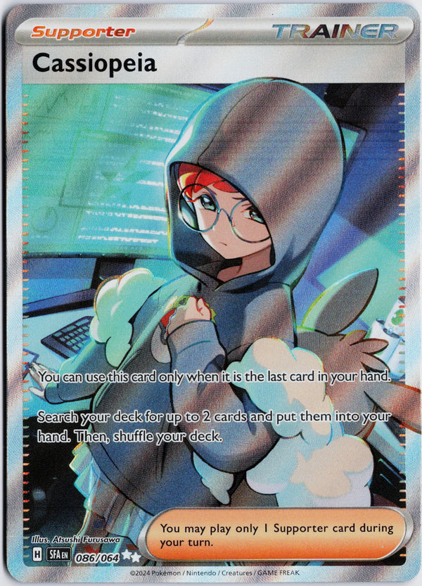 Carta Pokémon Cassiopeia · Shrouded Fable #086/064 (NM) — pieza única en Moon's Collectibles México