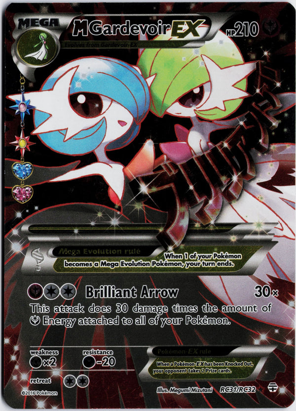 Carta Pokémon M Gardevoir-EX · Generations #RC31/RC32 (LP) — pieza única en Moon's Collectibles México