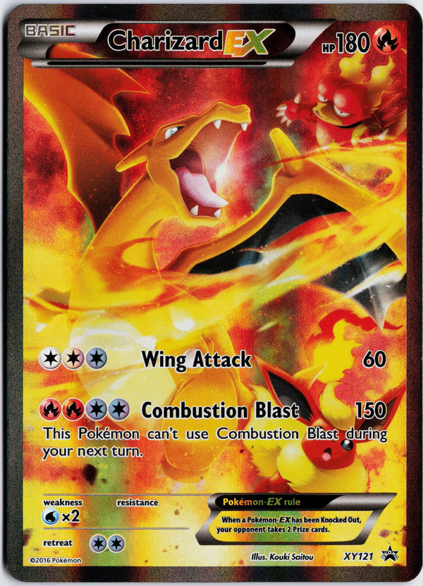 Carta Pokémon Charizard-EX · XY Black Star Promos #XY121 (HP) — pieza única en Moon's Collectibles México